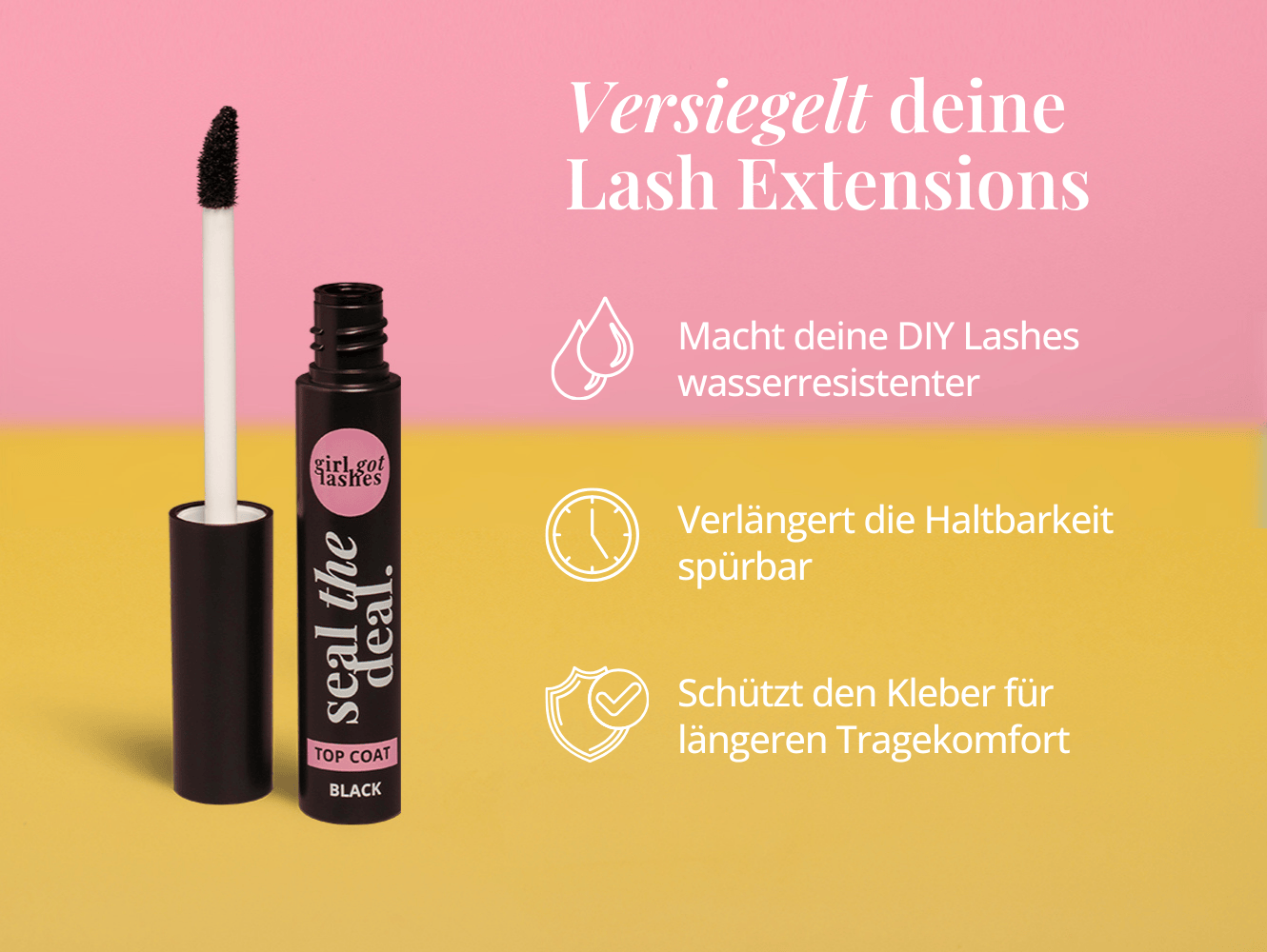 SEAL THE DEAL - Top Coat (zwart)